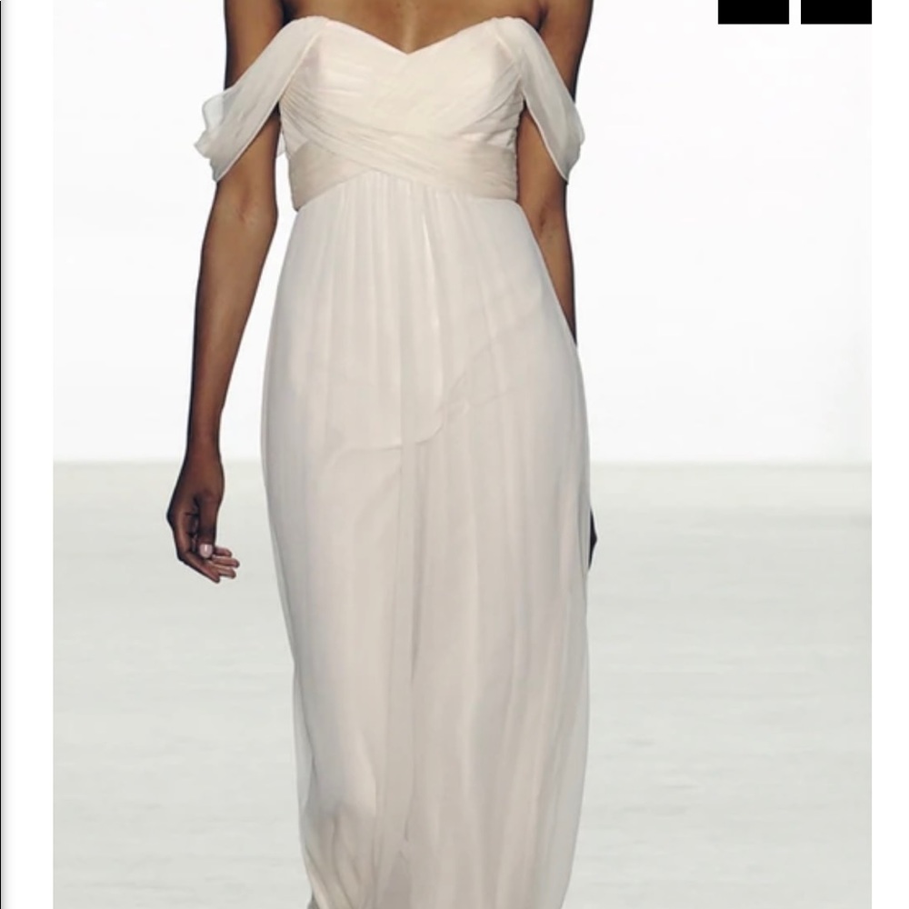 Amsale Bridesmaid Dress | Color Ice | size 8